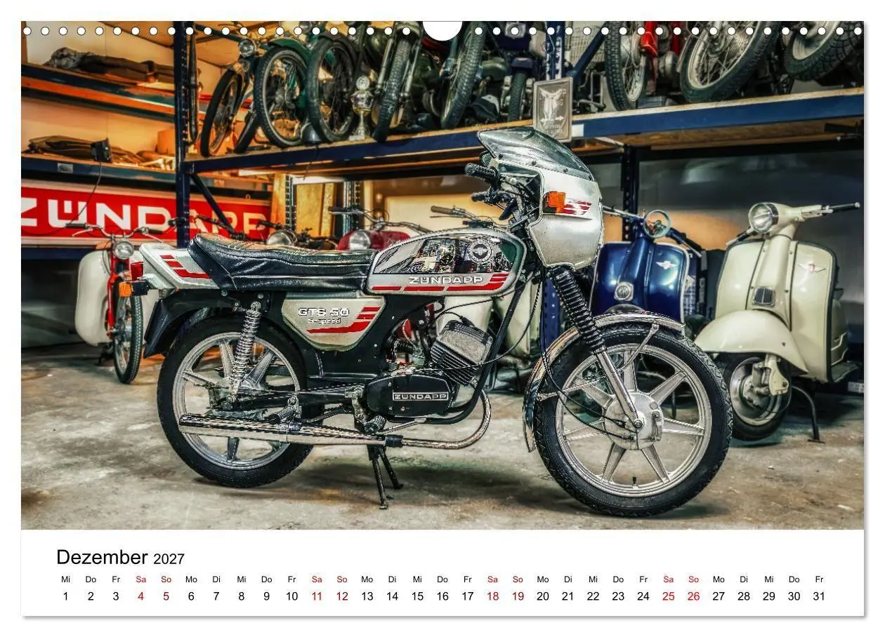 Bild: 9783569185449 | Zündapp-Träume (Wandkalender 2027 DIN A3 quer), CALVENDO...