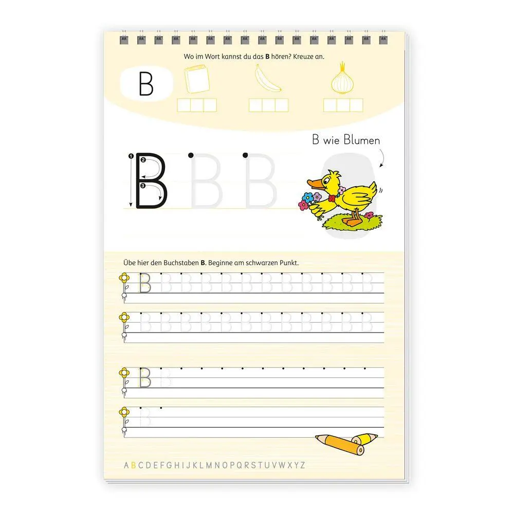 Bild: 9783988025449 | TRÖTSCH - Die Maus Mein Spurrillenblock Großbuchstaben Übungsbuch | KG