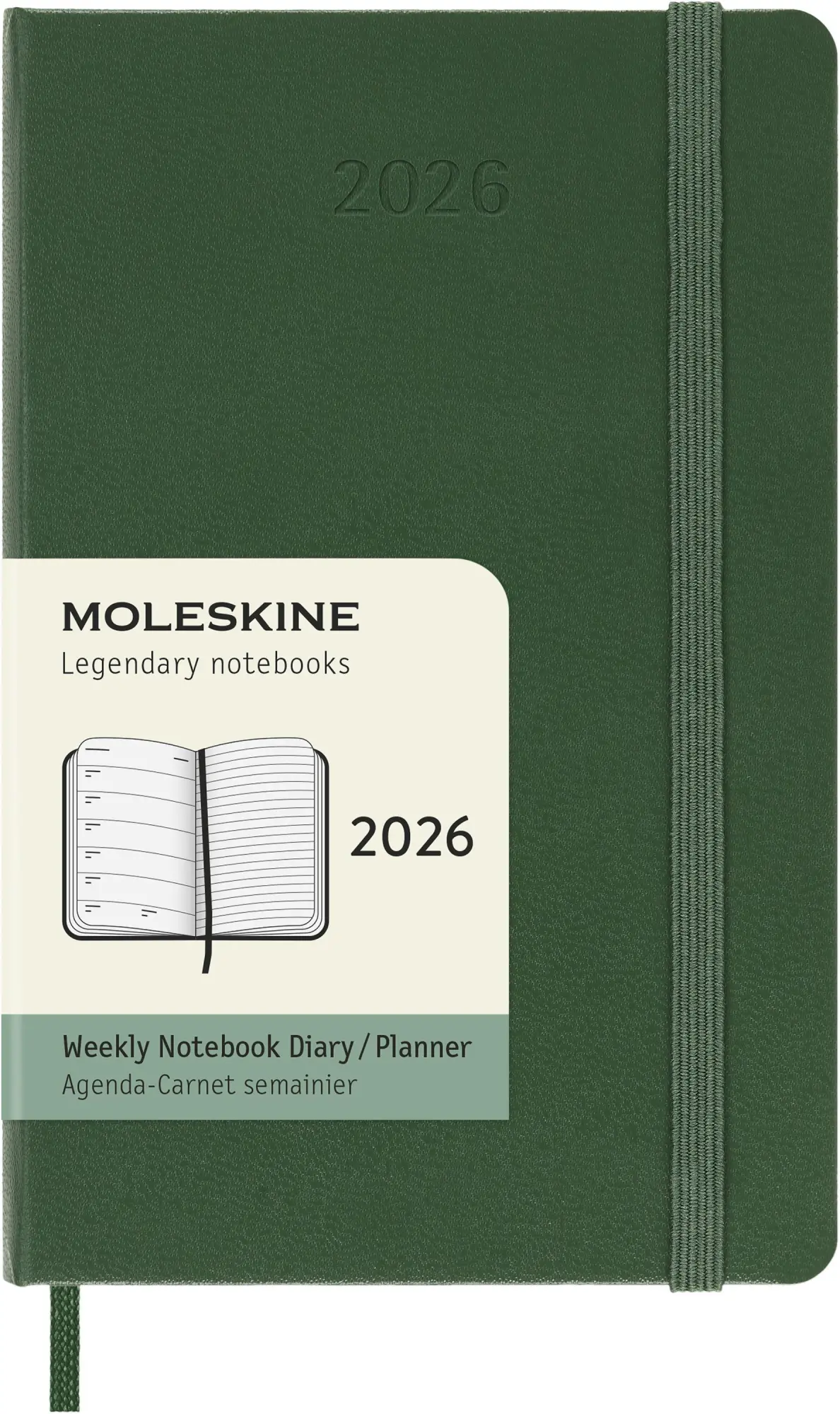 Bild: 8056999275549 | Moleskine 12 Monate Wochen Notizkalender 2026, Pocket/A6, 1 Wo = 1...