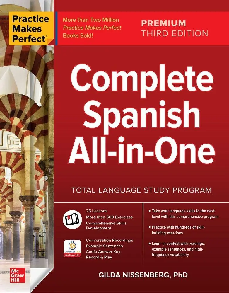 Cover: 9781264285549 | Practice Makes Perfect: Complete Spanish All-in-One | Gilda Nissenberg