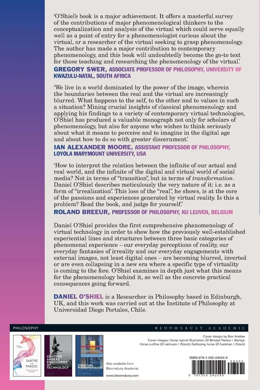 Rückseite: 9781350245549 | The Phenomenology of Virtual Technology | Daniel O'Shiel | Taschenbuch