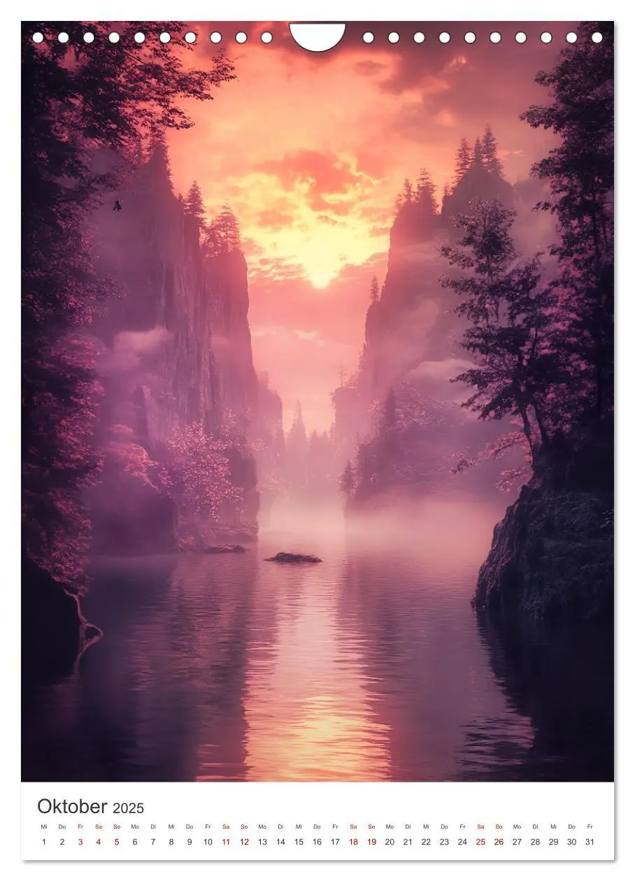Bild: 9783457205549 | Midgard - Mythische Landschaften des Nordens (Wandkalender 2025 DIN...
