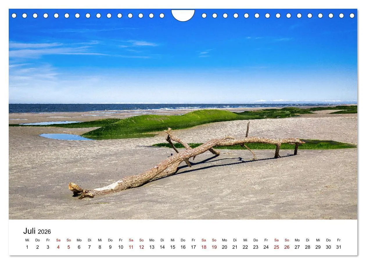 Bild: 9783457375549 | Norderney Paradies in der Nordsee (Wandkalender 2026 DIN A4 quer),...