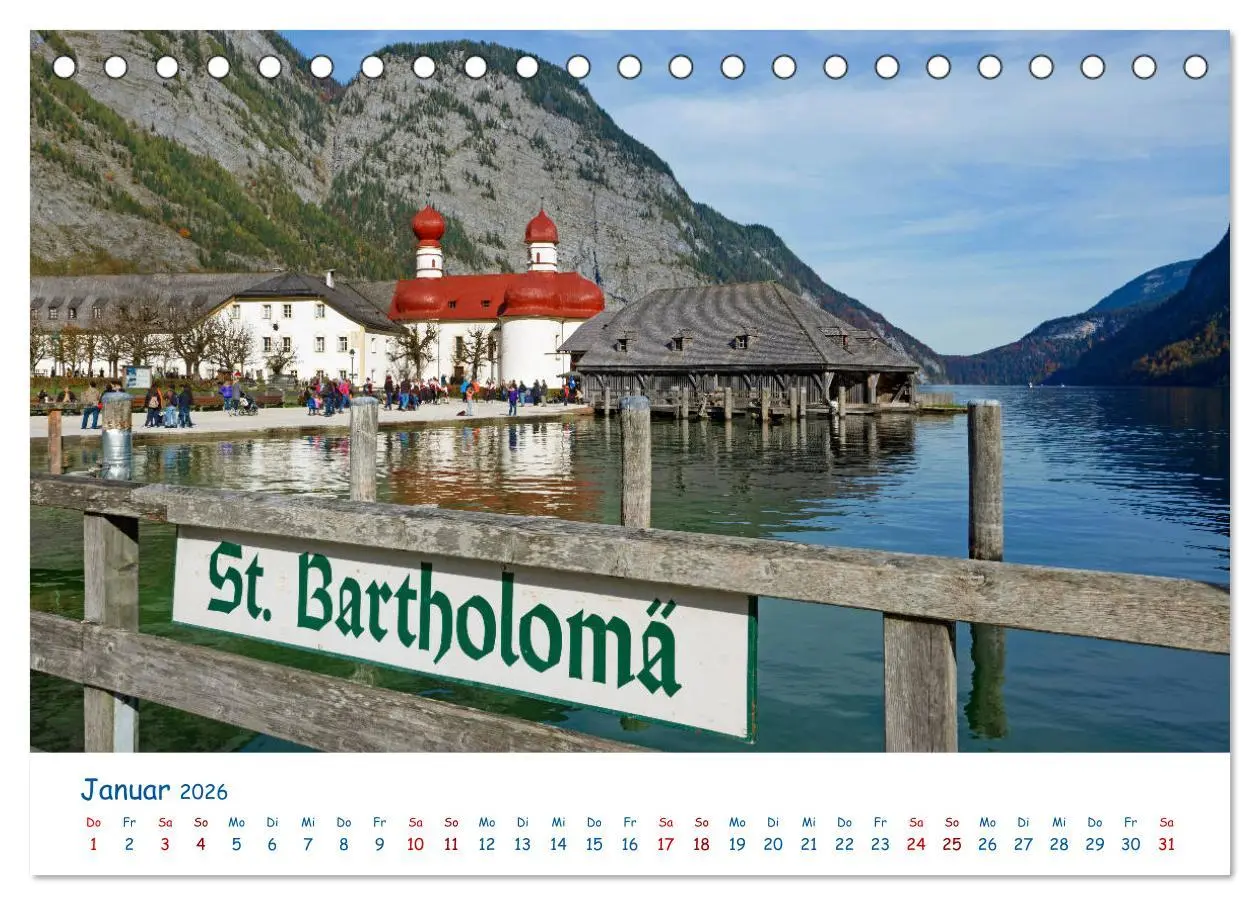 Bild: 9783457755549 | Der Königssee Perle unter dem Watzmann (Tischkalender 2026 DIN A5...