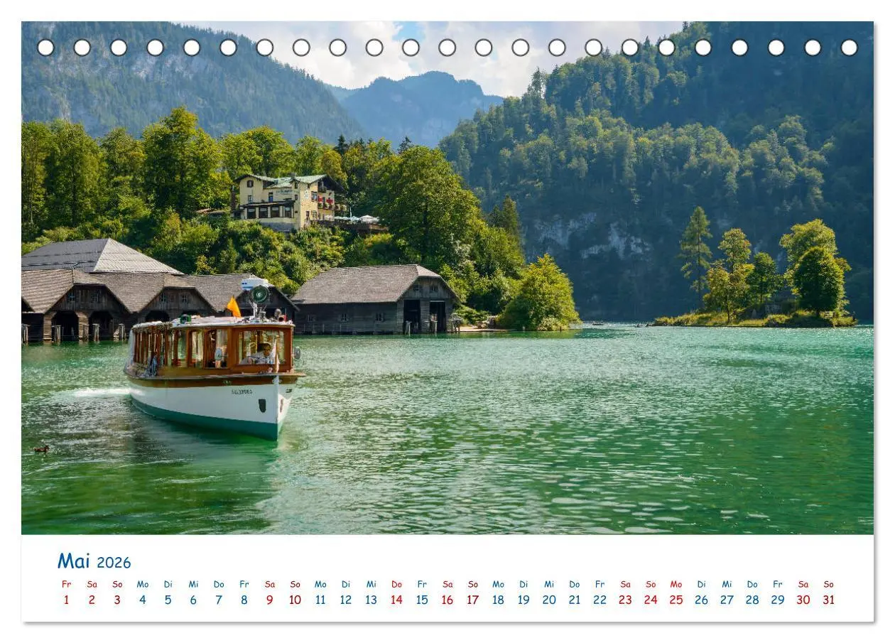 Bild: 9783457755549 | Der Königssee Perle unter dem Watzmann (Tischkalender 2026 DIN A5...