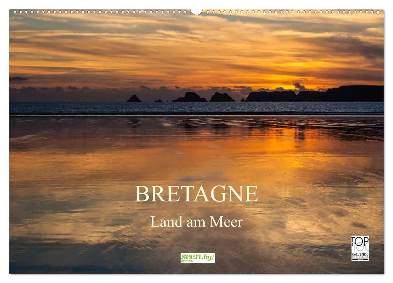 Cover: 9783516225549 | Bretagne - Land am Meer (Wandkalender 2026 DIN A2 quer), CALVENDO...