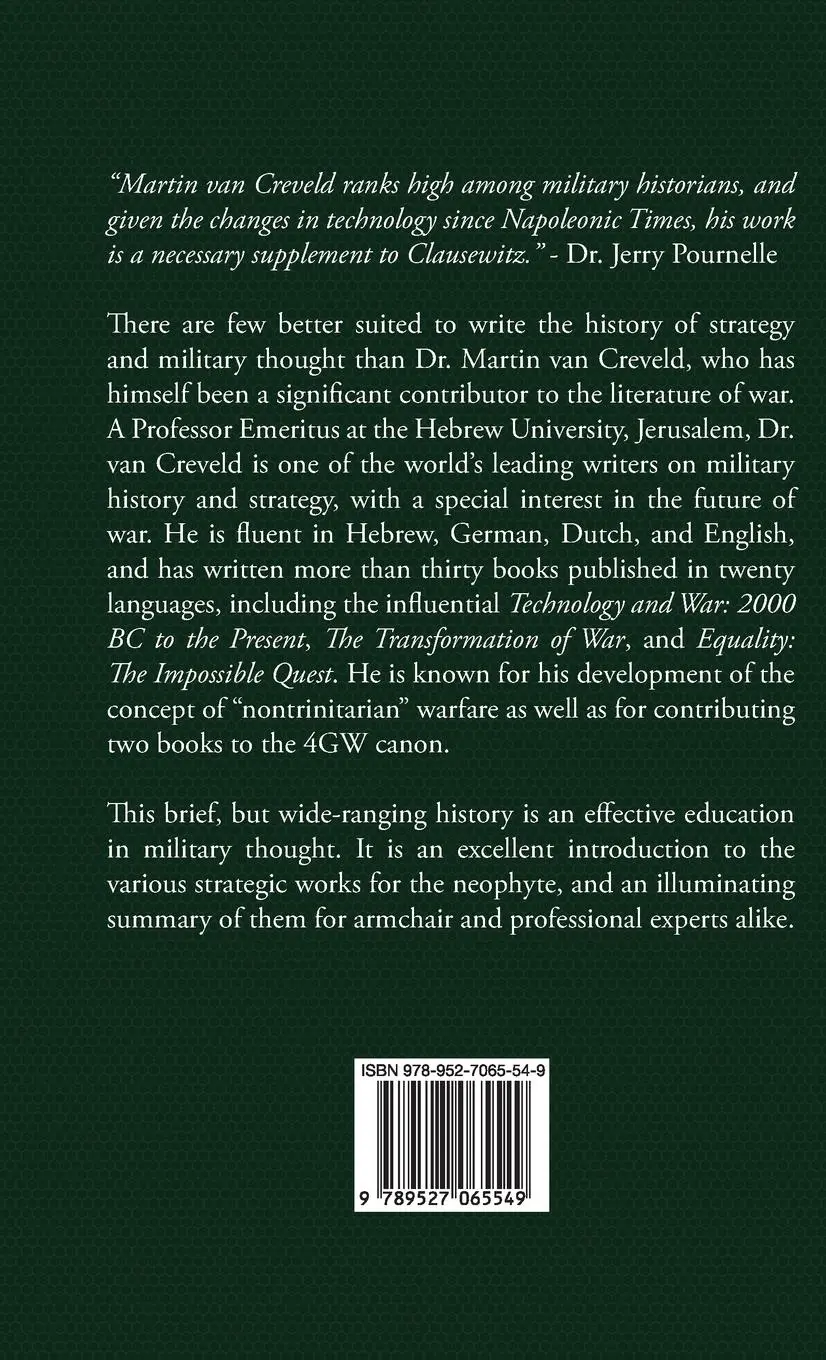 Rückseite: 9789527065549 | A History of Strategy | From Sun Tzu to William S. Lind | Creveld
