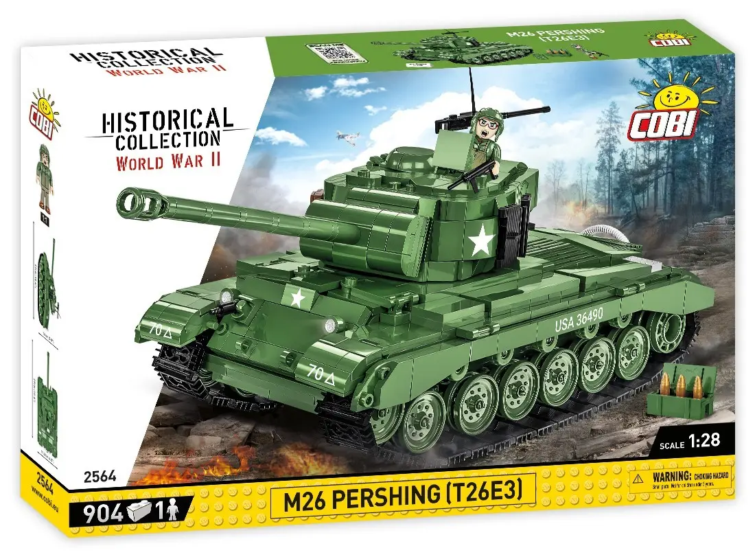 Cover: 5902251025649 | COBI 2564 - Historical Collection, Panzer M26 Pershing T26E3 WWII
