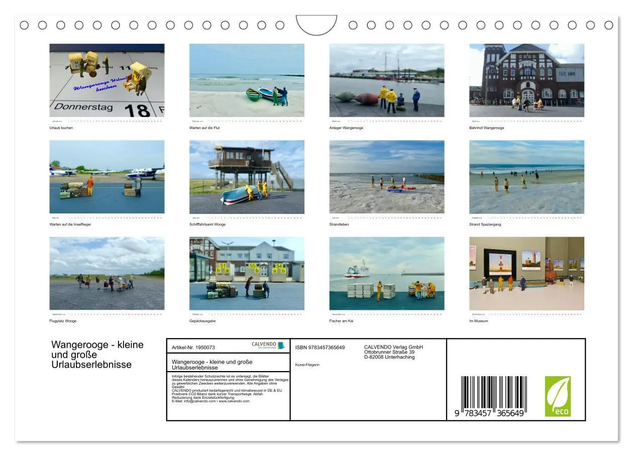 Bild: 9783457365649 | Wangerooge - kleine und große Urlaubserlebnisse (Wandkalender 2026...