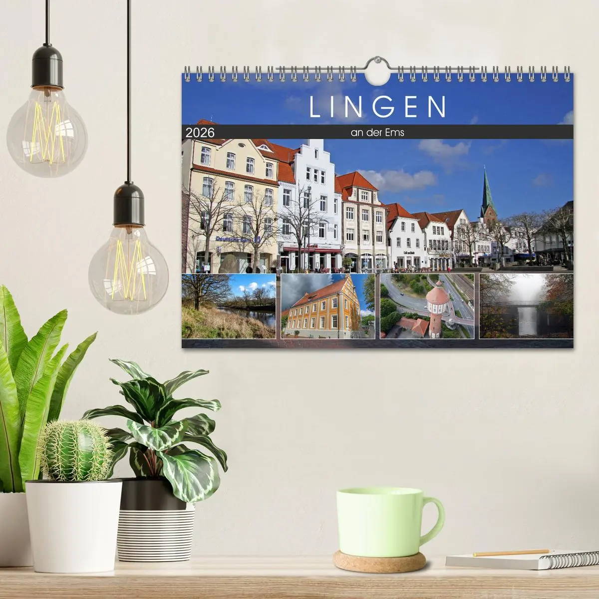 Bild: 9783516145649 | LINGEN an der Ems (Wandkalender 2026 DIN A4 quer), CALVENDO...