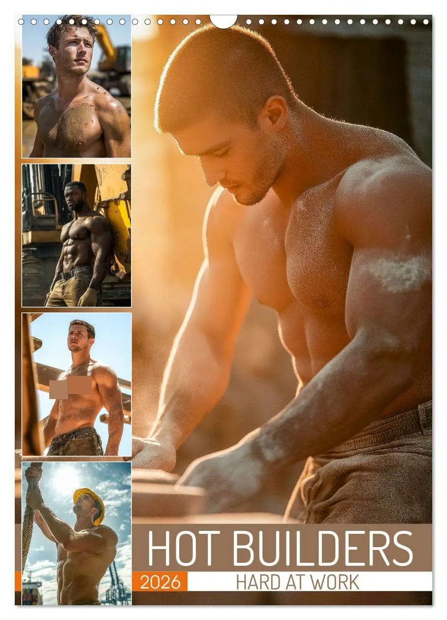 Cover: 9783516525649 | Hot Builders - Hard at Work (Wall Calendar 2026 DIN A3 portrait),...