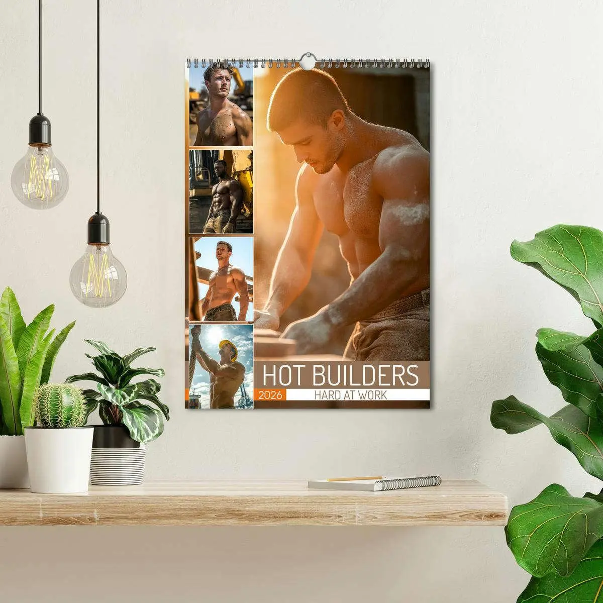 Bild: 9783516525649 | Hot Builders - Hard at Work (Wall Calendar 2026 DIN A3 portrait),...