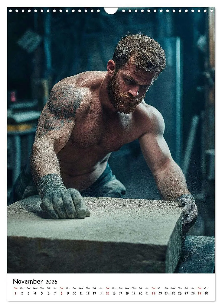 Bild: 9783516525649 | Hot Builders - Hard at Work (Wall Calendar 2026 DIN A3 portrait),...