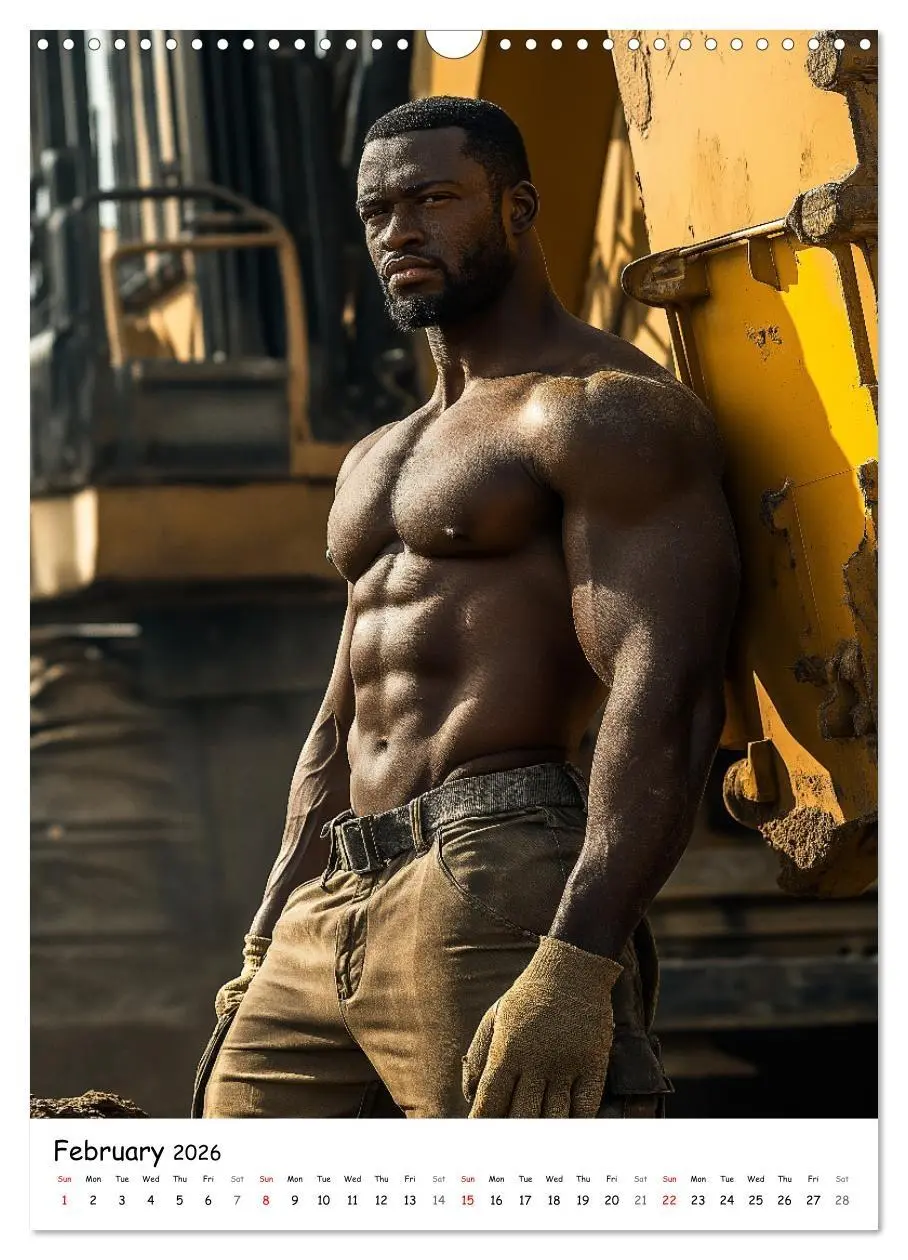 Bild: 9783516525649 | Hot Builders - Hard at Work (Wall Calendar 2026 DIN A3 portrait),...