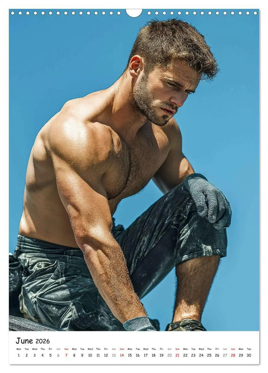 Bild: 9783516525649 | Hot Builders - Hard at Work (Wall Calendar 2026 DIN A3 portrait),...