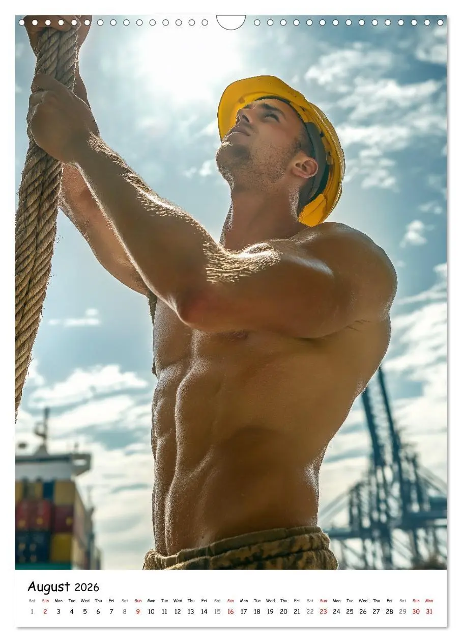 Bild: 9783516525649 | Hot Builders - Hard at Work (Wall Calendar 2026 DIN A3 portrait),...