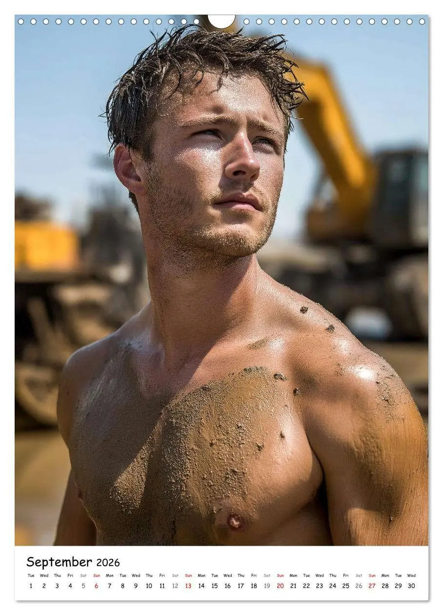 Bild: 9783516525649 | Hot Builders - Hard at Work (Wall Calendar 2026 DIN A3 portrait),...