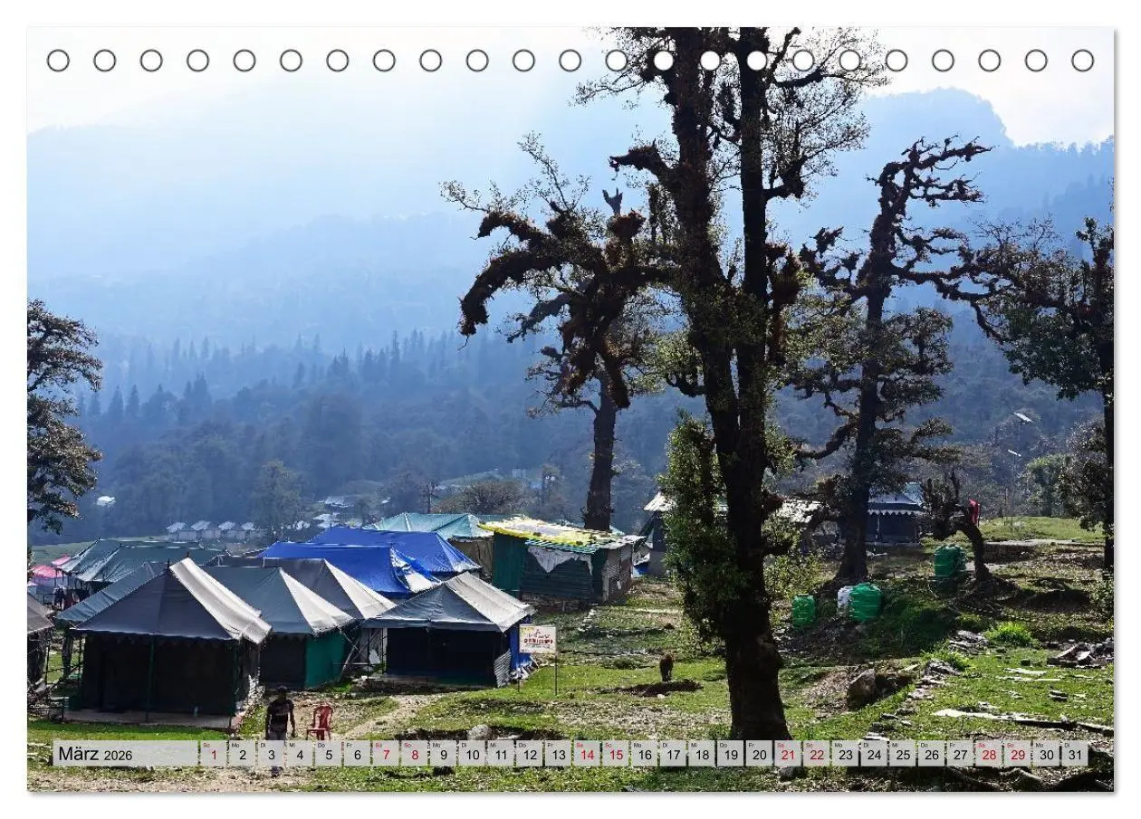 Bild: 9783516695649 | Uttarakhand - Land der Götter (Tischkalender 2026 DIN A5 quer),...