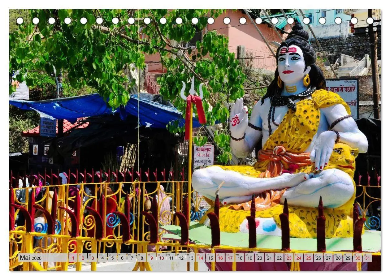 Bild: 9783516695649 | Uttarakhand - Land der Götter (Tischkalender 2026 DIN A5 quer),...