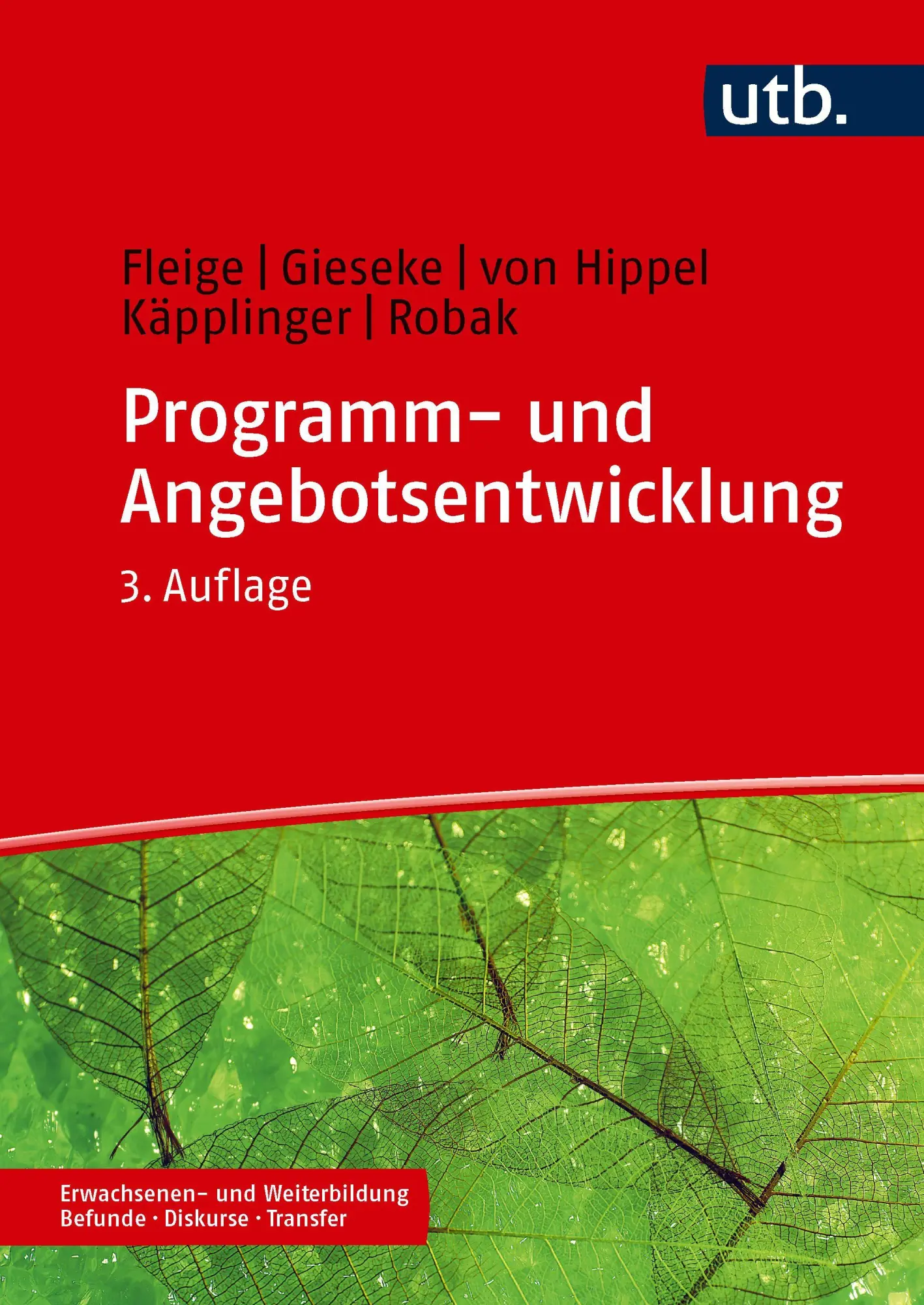 Cover: 9783825265649 | Programm- und Angebotsentwicklung | Marion Fleige (u. a.) | Buch