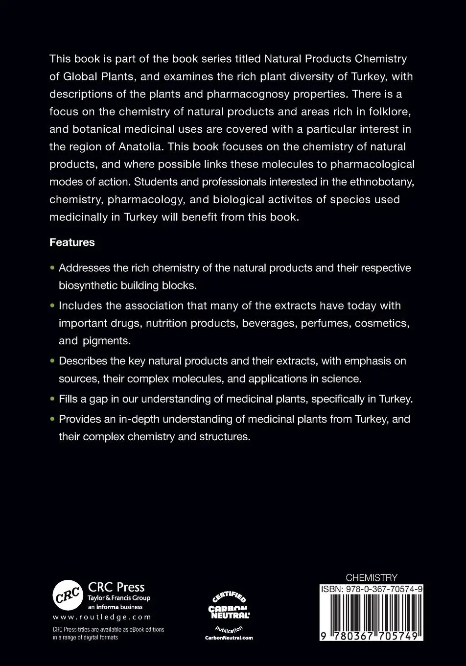 Rückseite: 9780367705749 | Medicinal Plants of Turkey | Ufuk Koca Caliskan | Taschenbuch | 2024