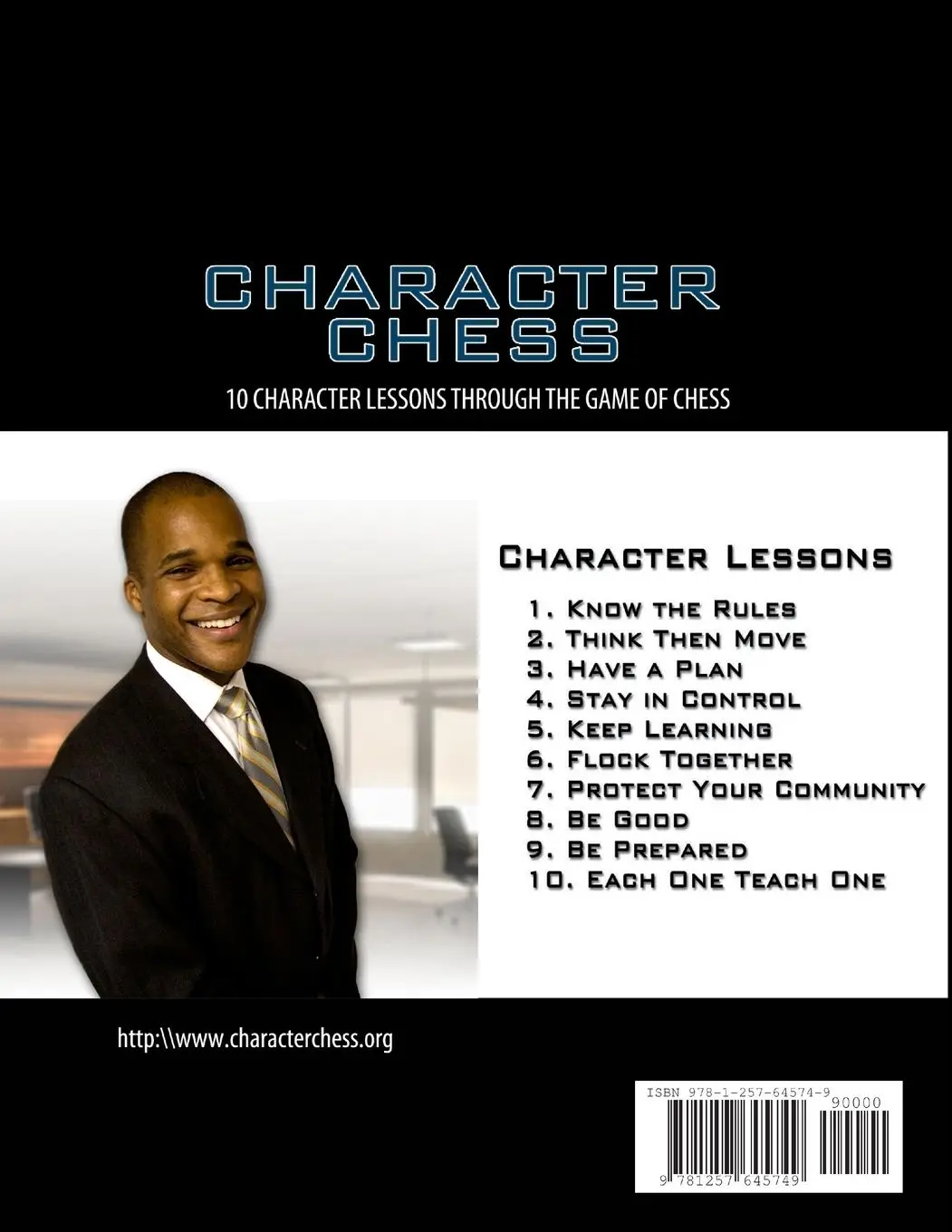 Rückseite: 9781257645749 | Character Chess | 10 Character Lessons from the Game of Chess | Hodge