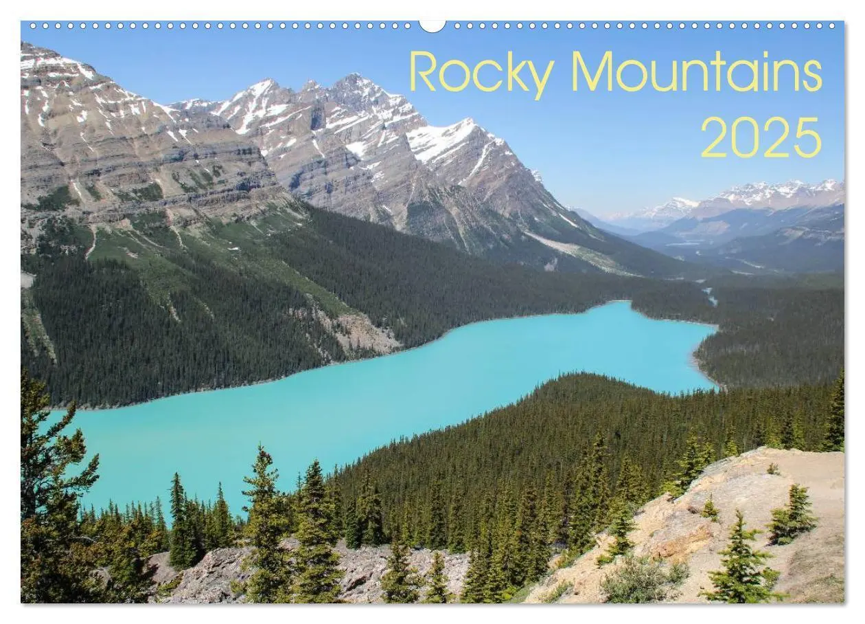 Cover: 9783435575749 | Rocky Mountains 2025 (Wandkalender 2025 DIN A2 quer), CALVENDO...
