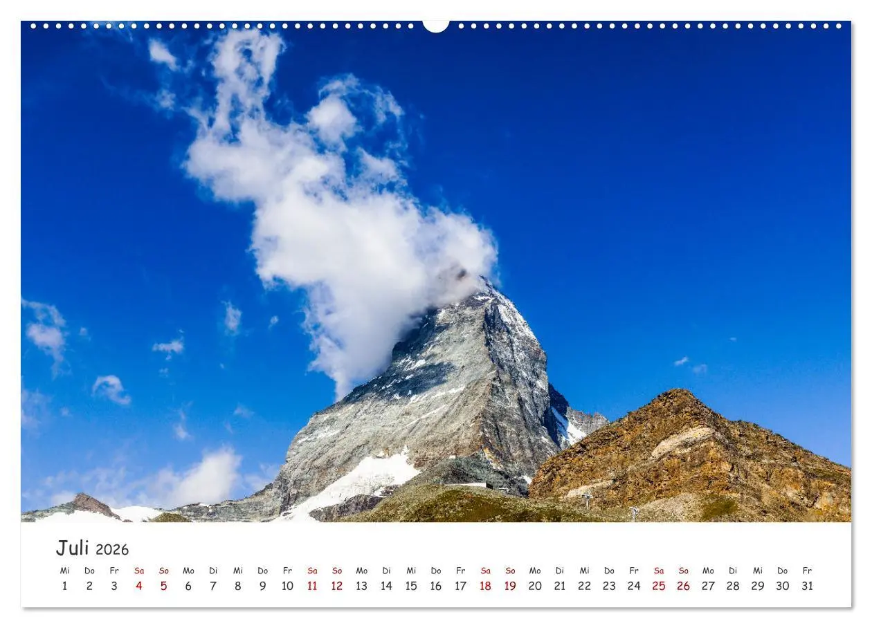 Bild: 9783457665749 | Der Kanton Wallis - einfach liebenswert (Wandkalender 2026 DIN A2...