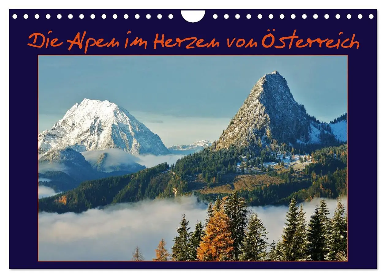 Cover: 9783457975749 | Die Alpen im Herzen von Österreich (Wandkalender 2026 DIN A4 quer),...