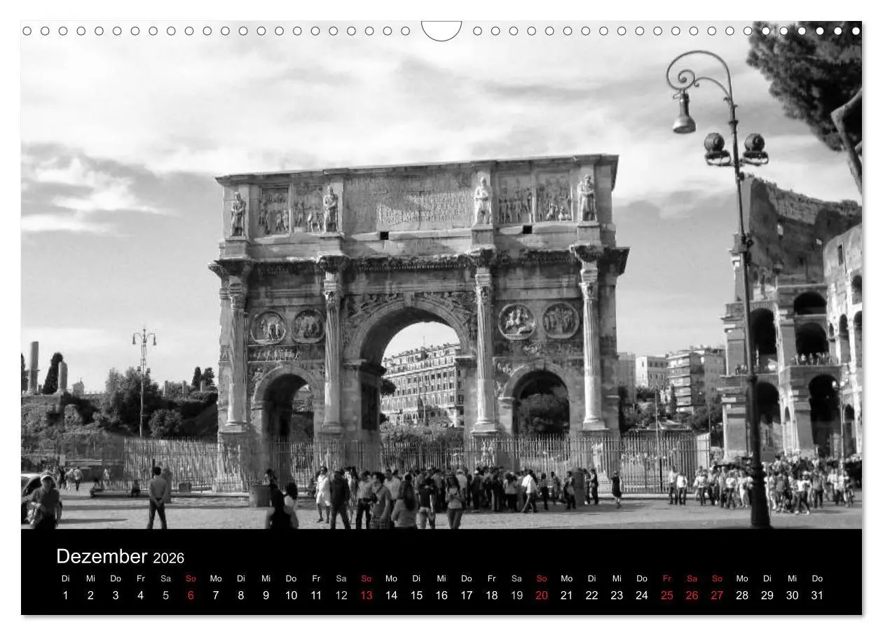 Bild: 9783516205749 | Metropole Rom (Wandkalender 2026 DIN A3 quer), CALVENDO Monatskalender