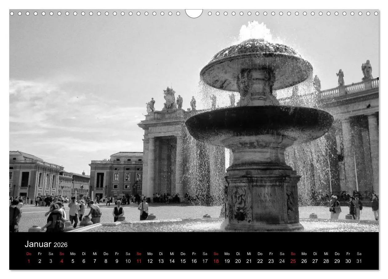 Bild: 9783516205749 | Metropole Rom (Wandkalender 2026 DIN A3 quer), CALVENDO Monatskalender