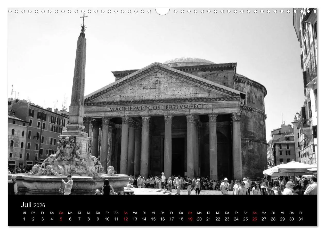 Bild: 9783516205749 | Metropole Rom (Wandkalender 2026 DIN A3 quer), CALVENDO Monatskalender