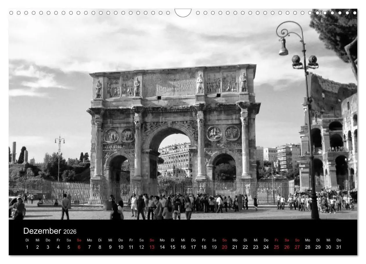 Bild: 9783516205749 | Metropole Rom (Wandkalender 2026 DIN A3 quer), CALVENDO Monatskalender