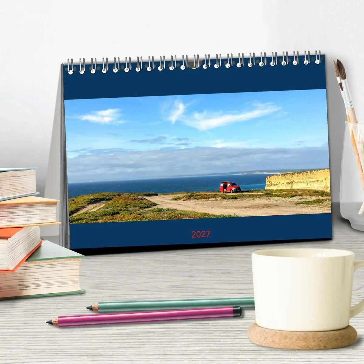 Bild: 9783569535749 | Portugal - Entlang der Küsten des Südens (Tischkalender 2027 DIN A5...