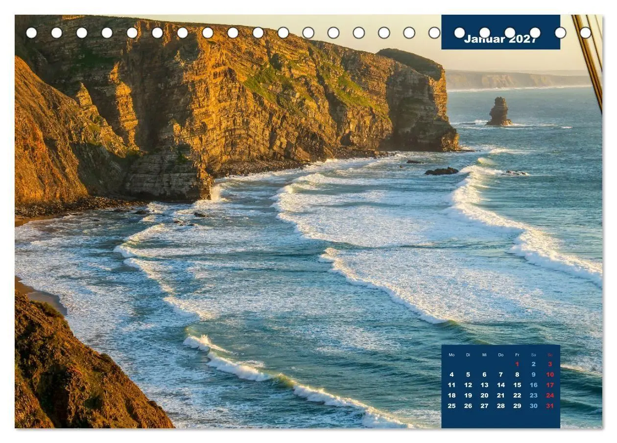 Bild: 9783569535749 | Portugal - Entlang der Küsten des Südens (Tischkalender 2027 DIN A5...