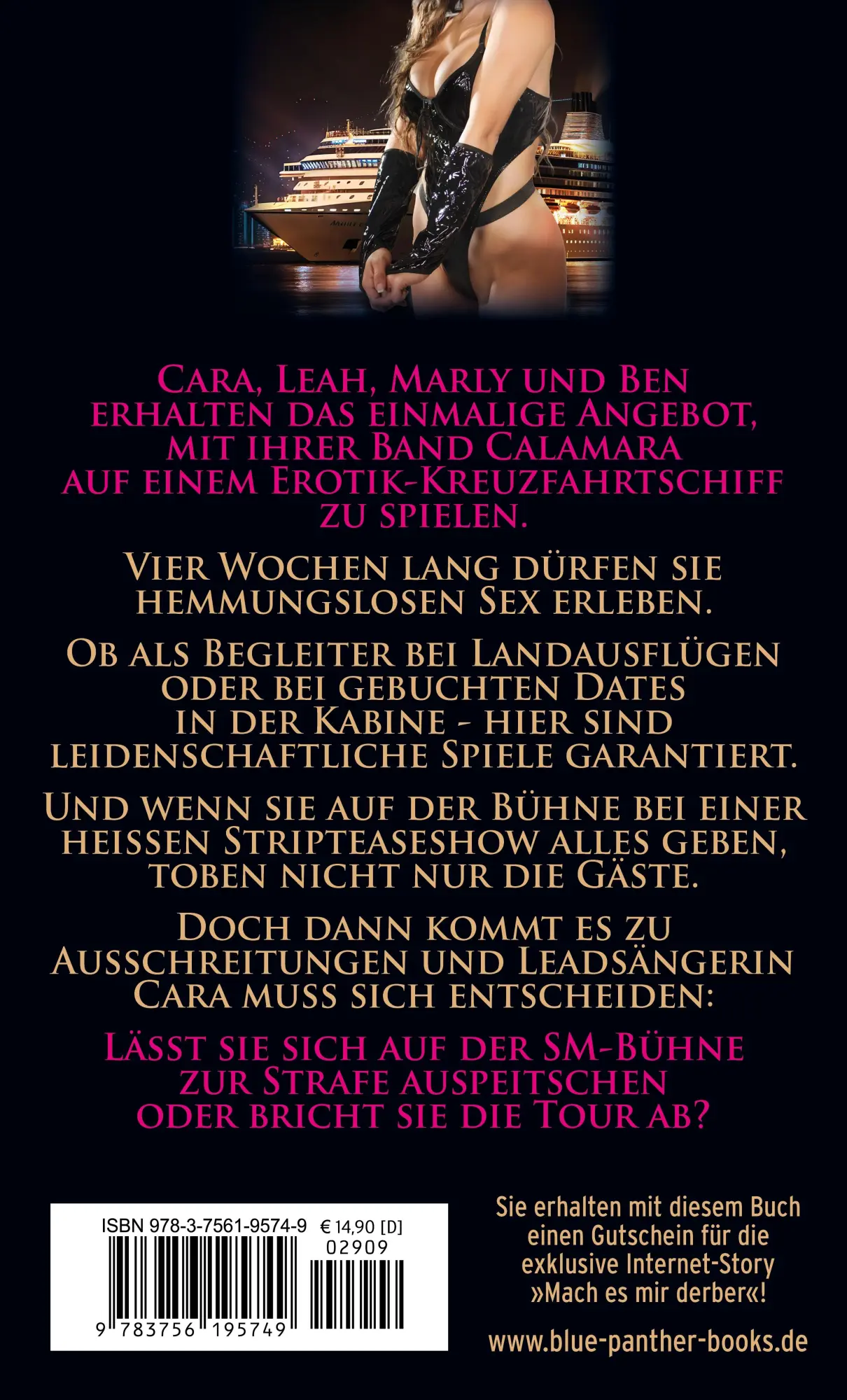 Rückseite: 9783756195749 | Das Kreuzfahrtschiff der Lust und Schmerzen Erotischer SM-Roman | Buch