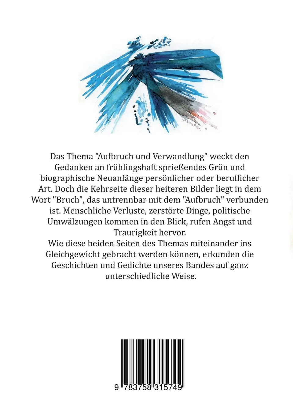 Rückseite: 9783758315749 | Aufbruch und Verwandlung | Martina Scheible (u. a.) | Taschenbuch