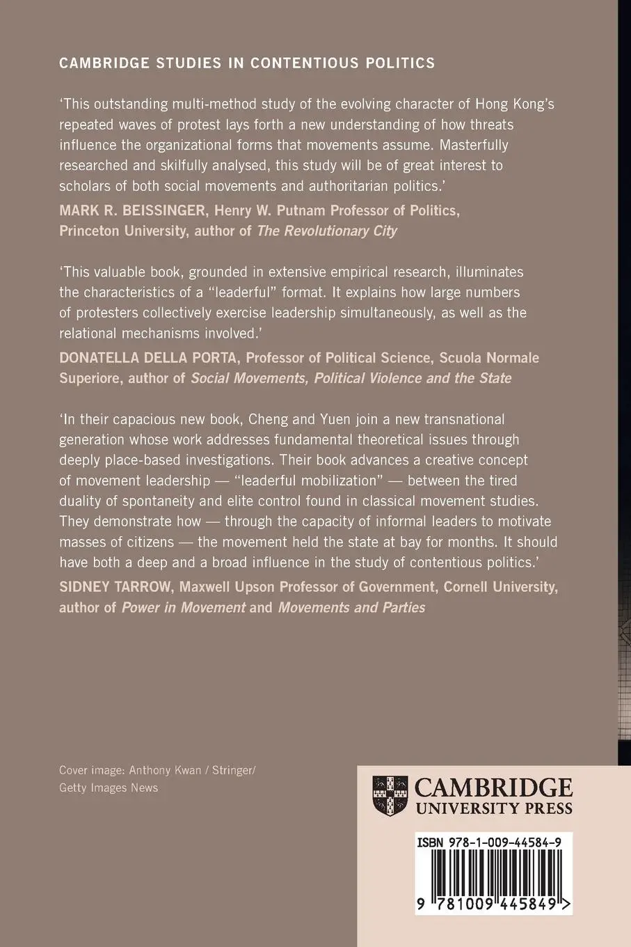 Rückseite: 9781009445849 | The Making of Leaderful Mobilization | Edmund W. Cheng (u. a.) | Buch