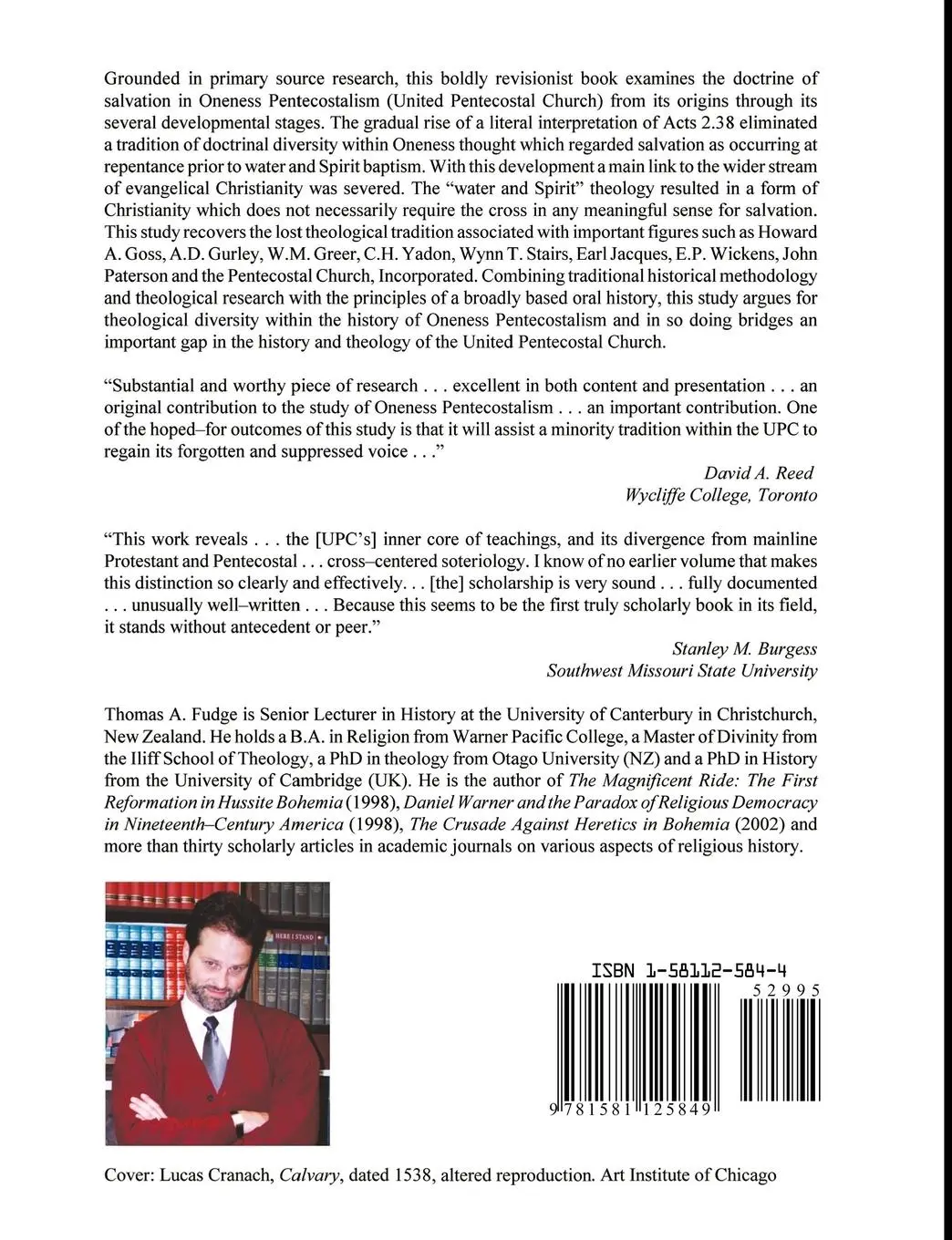 Rückseite: 9781581125849 | Christianity without the Cross | Thomas A. Fudge | Taschenbuch | 2003