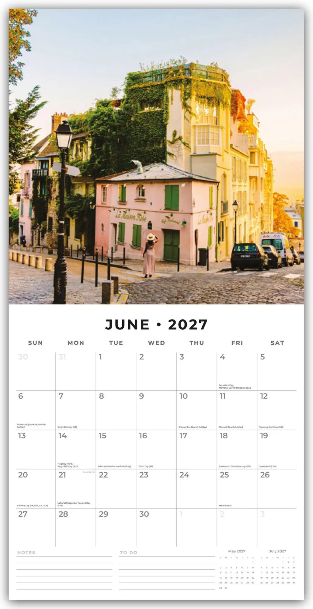 Bild: 9781837015849 | Paris 2027 - 16-Monatskalender | Robin Red | Kalender | 28 S. | 2027
