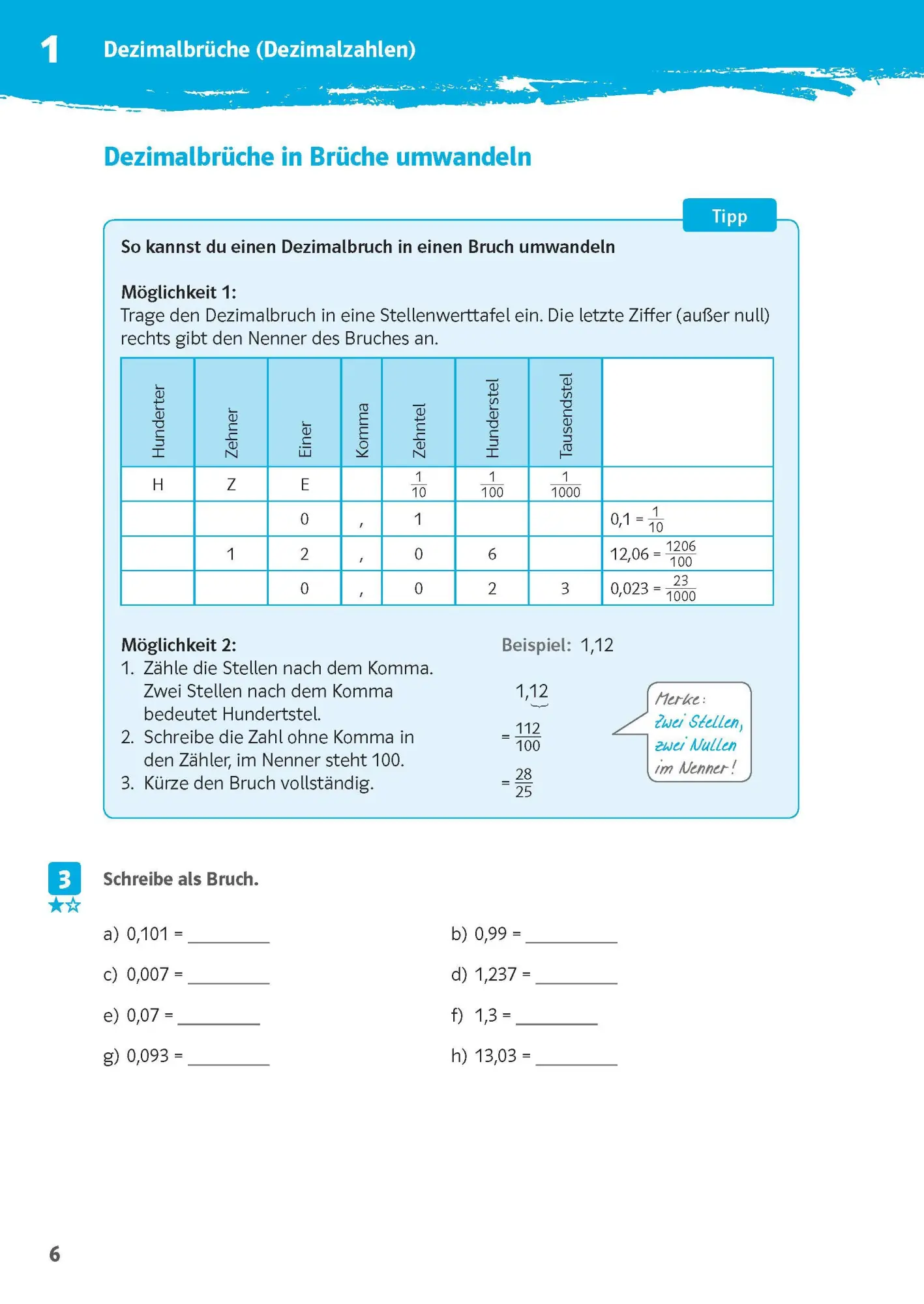 Bild: 9783129275849 | Klett 10-Minuten-Training Mathematik Rechnen mit Dezimalbrüchen 6....