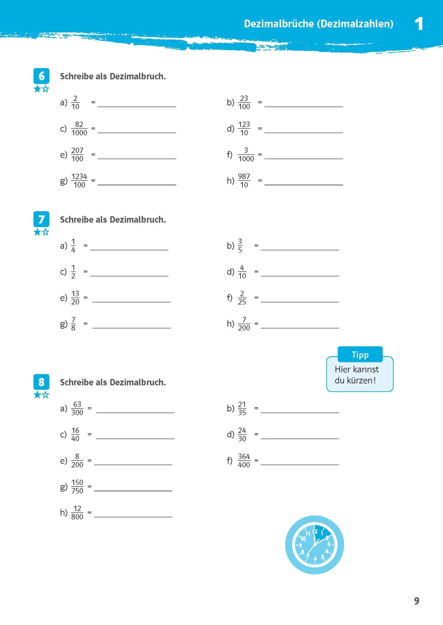 Bild: 9783129275849 | Klett 10-Minuten-Training Mathematik Rechnen mit Dezimalbrüchen 6....