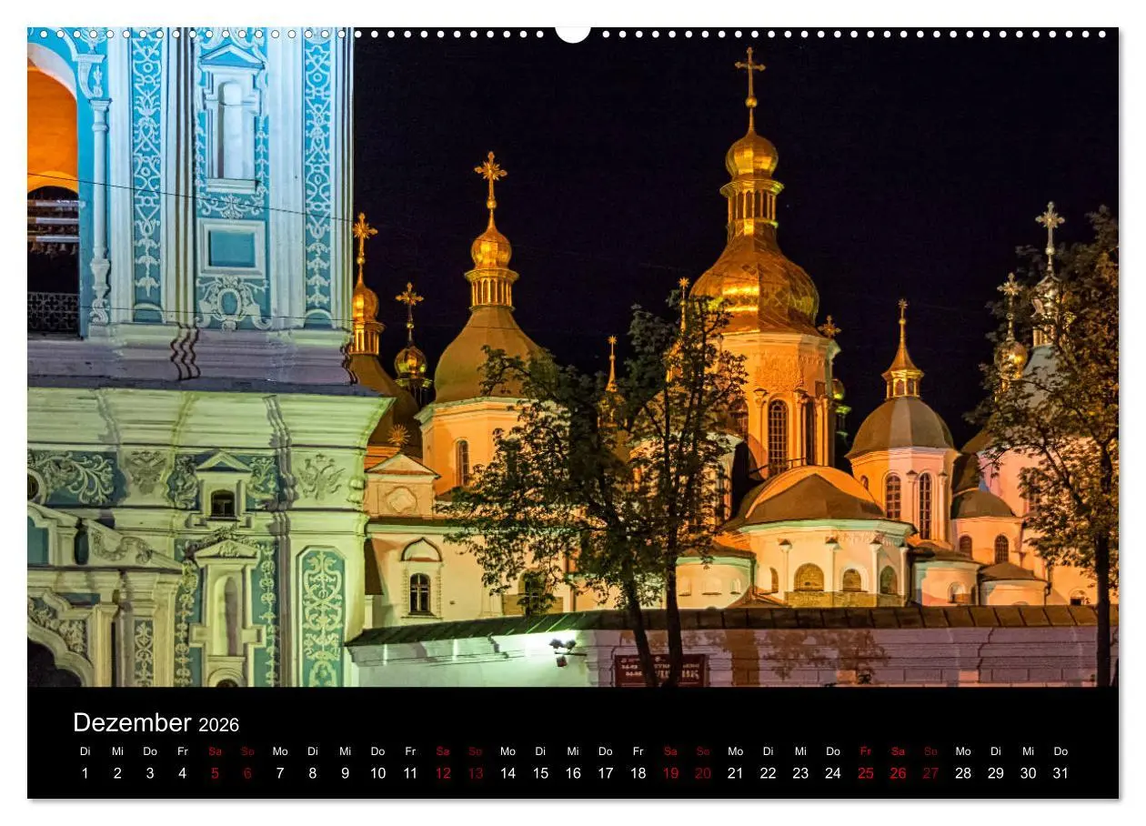 Bild: 9783457895849 | Unterwegs in Kiew (Wandkalender 2026 DIN A2 quer), CALVENDO...