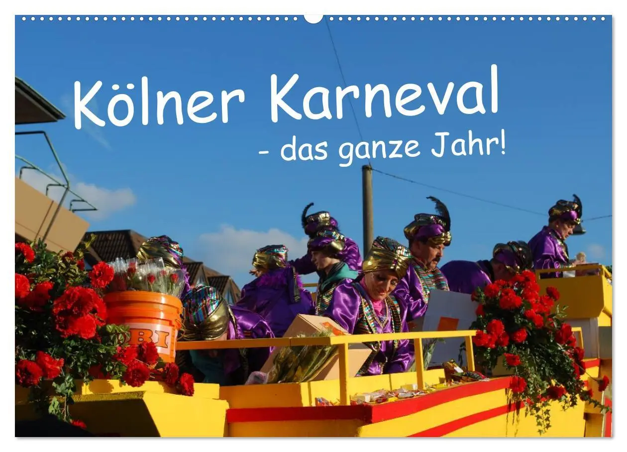 Cover: 9783516125849 | Kölner Karneval - das ganze Jahr! (Wandkalender 2026 DIN A2 quer),...