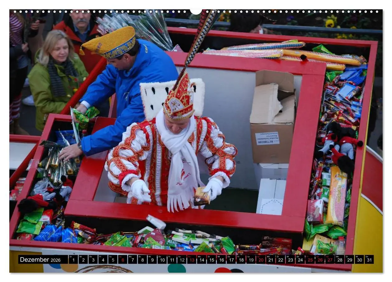 Bild: 9783516125849 | Kölner Karneval - das ganze Jahr! (Wandkalender 2026 DIN A2 quer),...