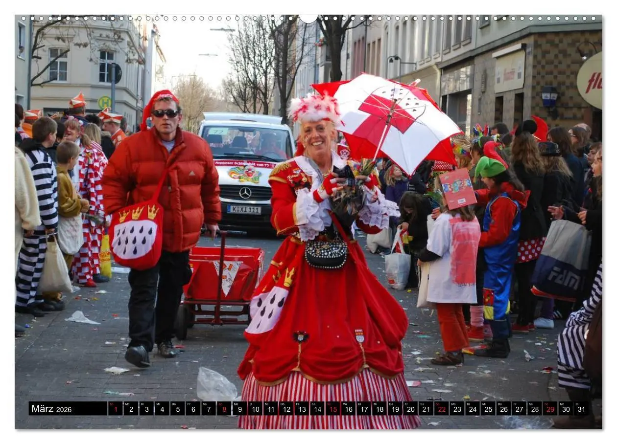 Bild: 9783516125849 | Kölner Karneval - das ganze Jahr! (Wandkalender 2026 DIN A2 quer),...