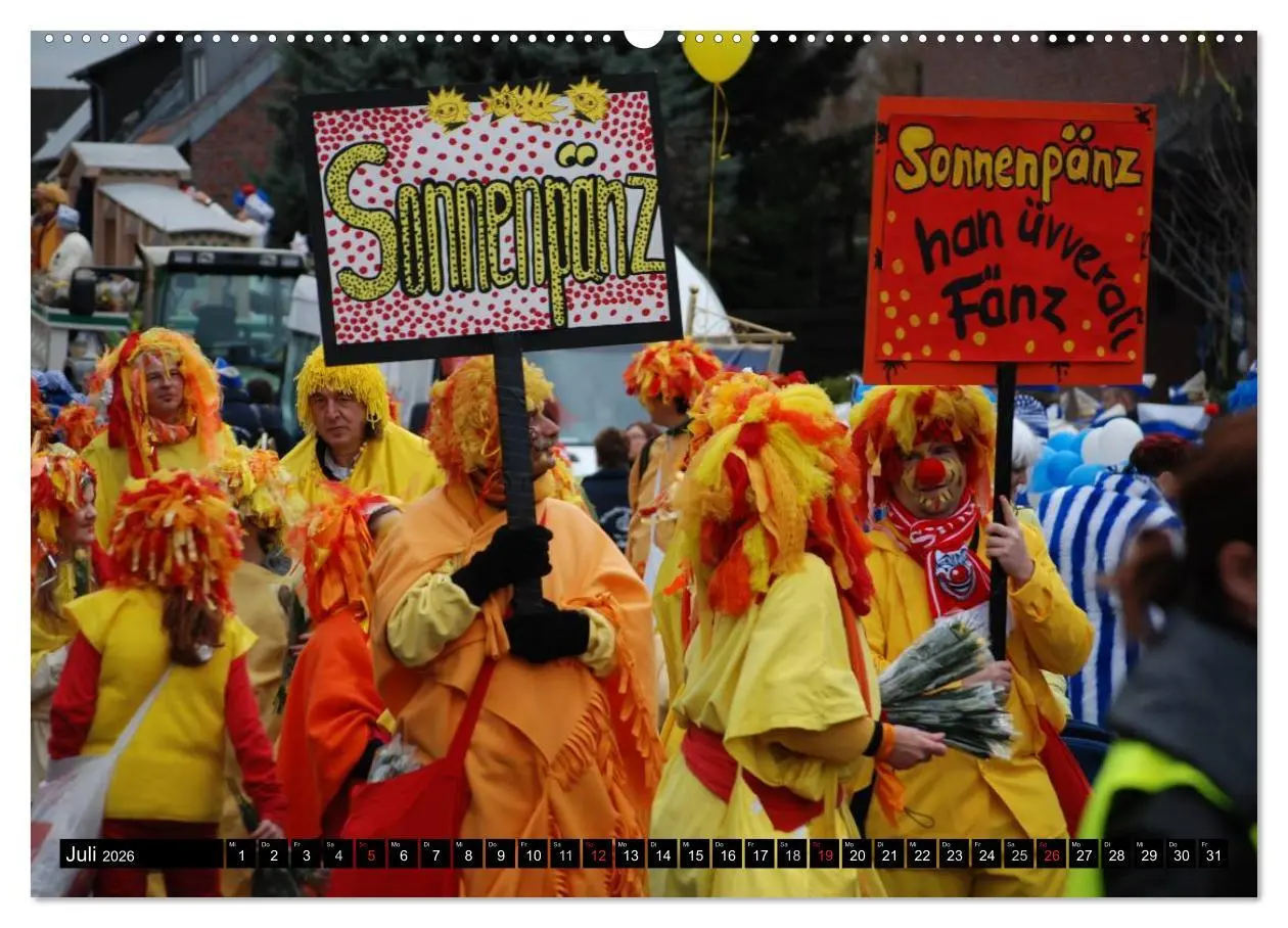 Bild: 9783516125849 | Kölner Karneval - das ganze Jahr! (Wandkalender 2026 DIN A2 quer),...