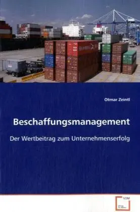 Cover: 9783639125849 | Beschaffungsmanagement | Der Wertbeitrag zum Unternehmenserfolg | Buch