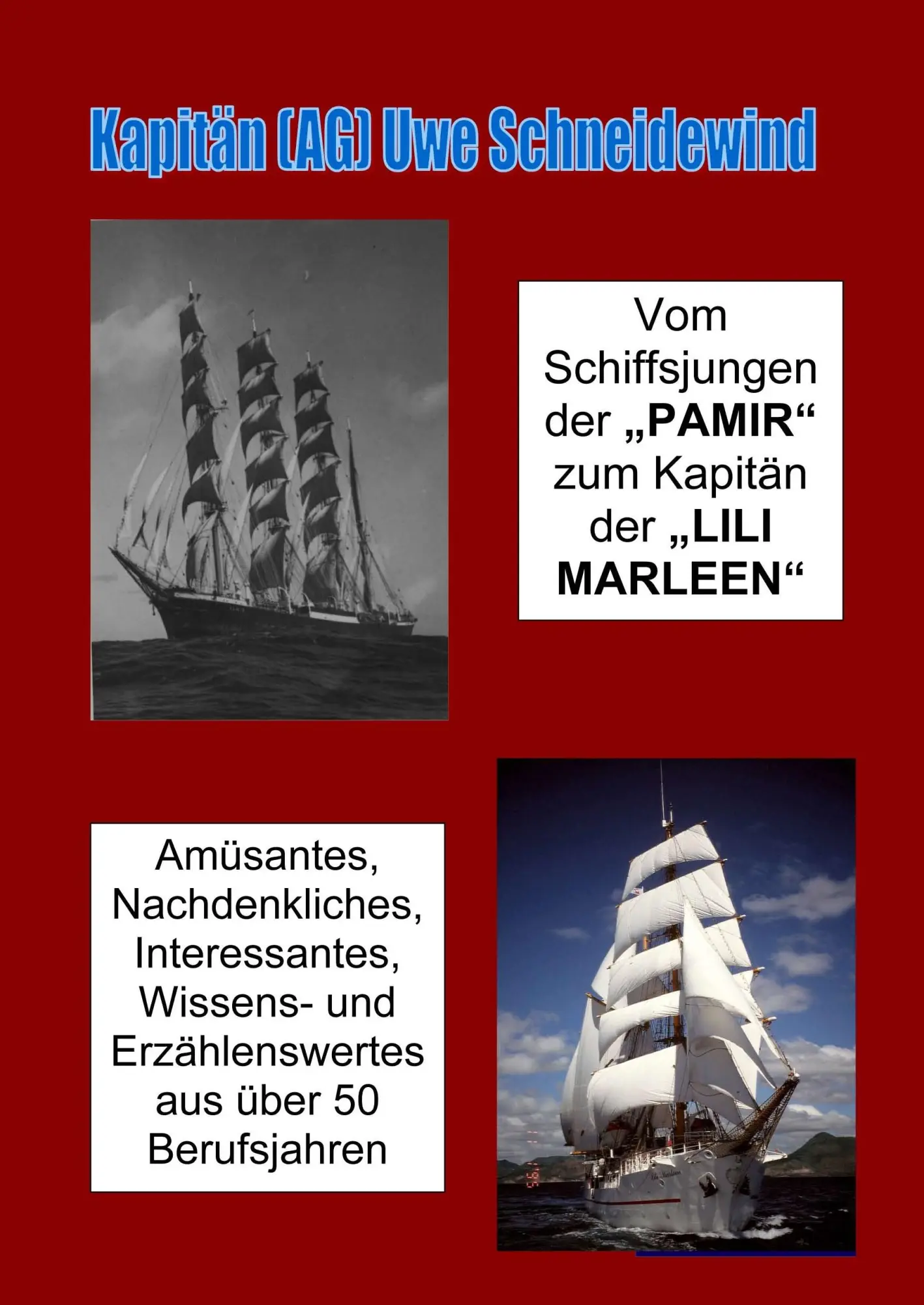 Cover: 9783846035849 | Vom Schiffsjungen auf der "PAMIR" zum Kapitän der "LILI MARLEEN"