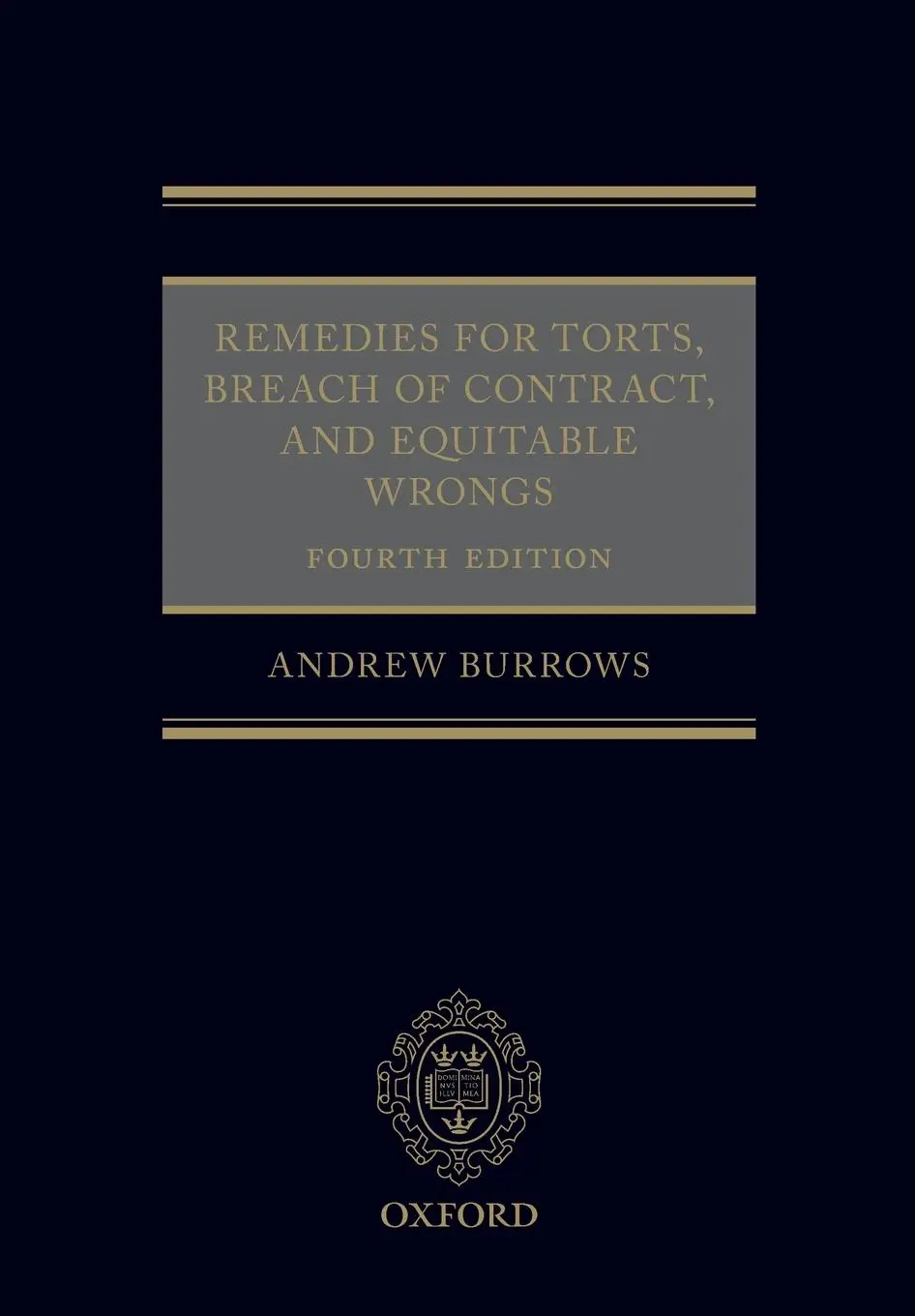 Cover: 9780198705949 | Remedies for Torts, Breach of Contract, and Equitable Wrongs | Fba